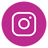 magenta circle with white camera line art making Instagram logo