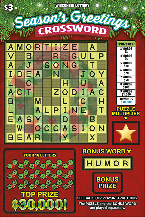 SEASON'S GREETINGS CROSSWORD (2719) Image of SEASON'S GREETINGS CROSSWORD (2719)