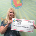 $500,000 CROSSWORD Winner - JULIE R
