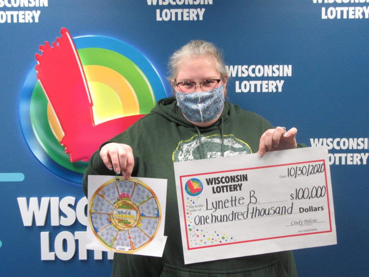 WHEEL OF WINNINGS Winner - LYNETTE B