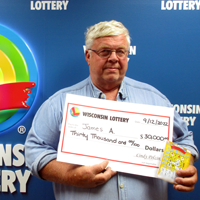 LOTERIA Winner - JAMES A