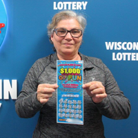 $1,000 OF FUN Winner - JULIA R