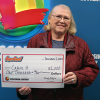 SUPERCASH! Winner - CAROL H