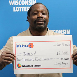 PICK 4 Winner - JAMES A