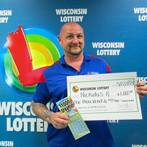 $1,000 DREAMIN' Winner - NICKALUS R