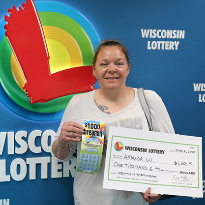 $1,000 DREAMIN' Winner - AMANDA W