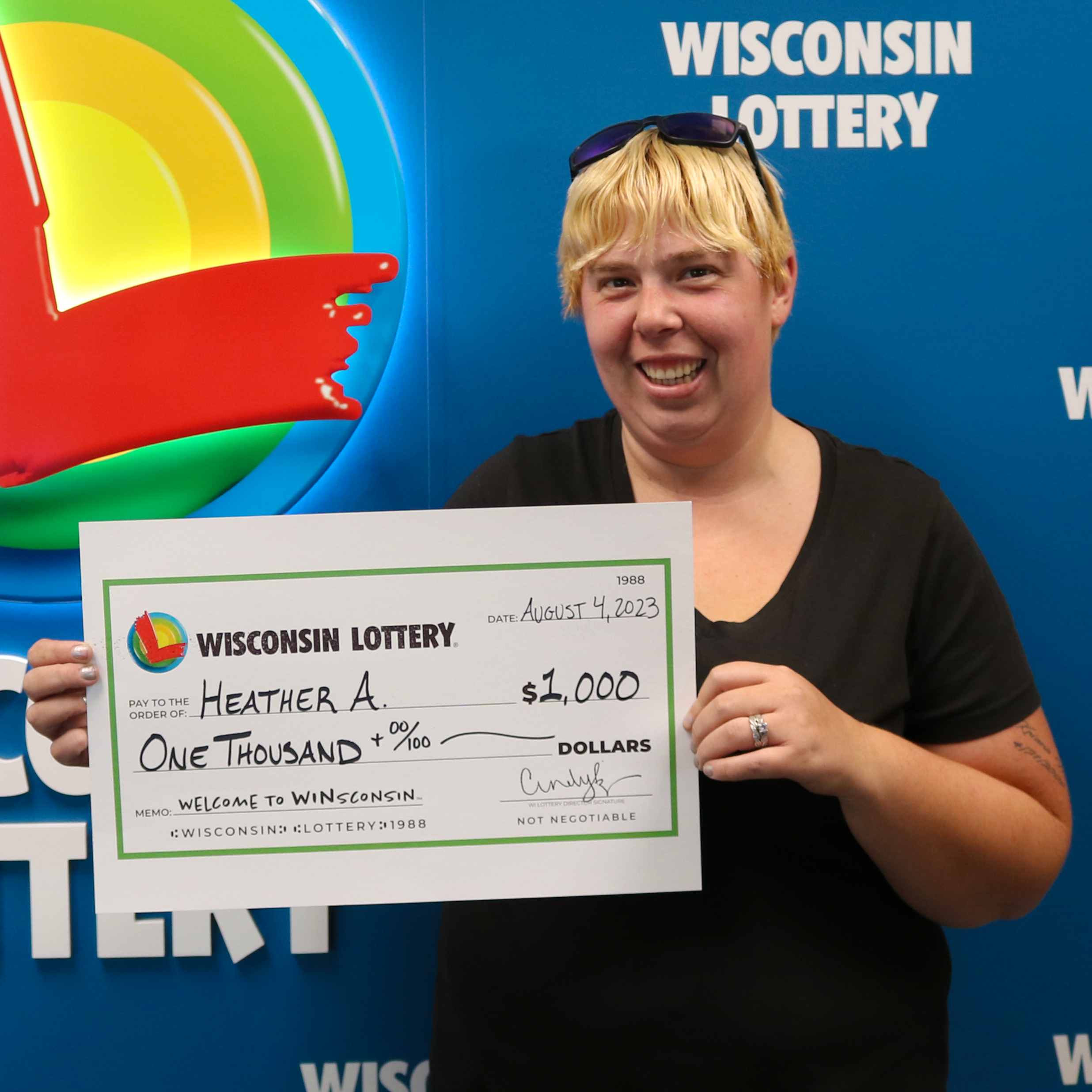 GREEN & GOLD Winner - HEATHER A