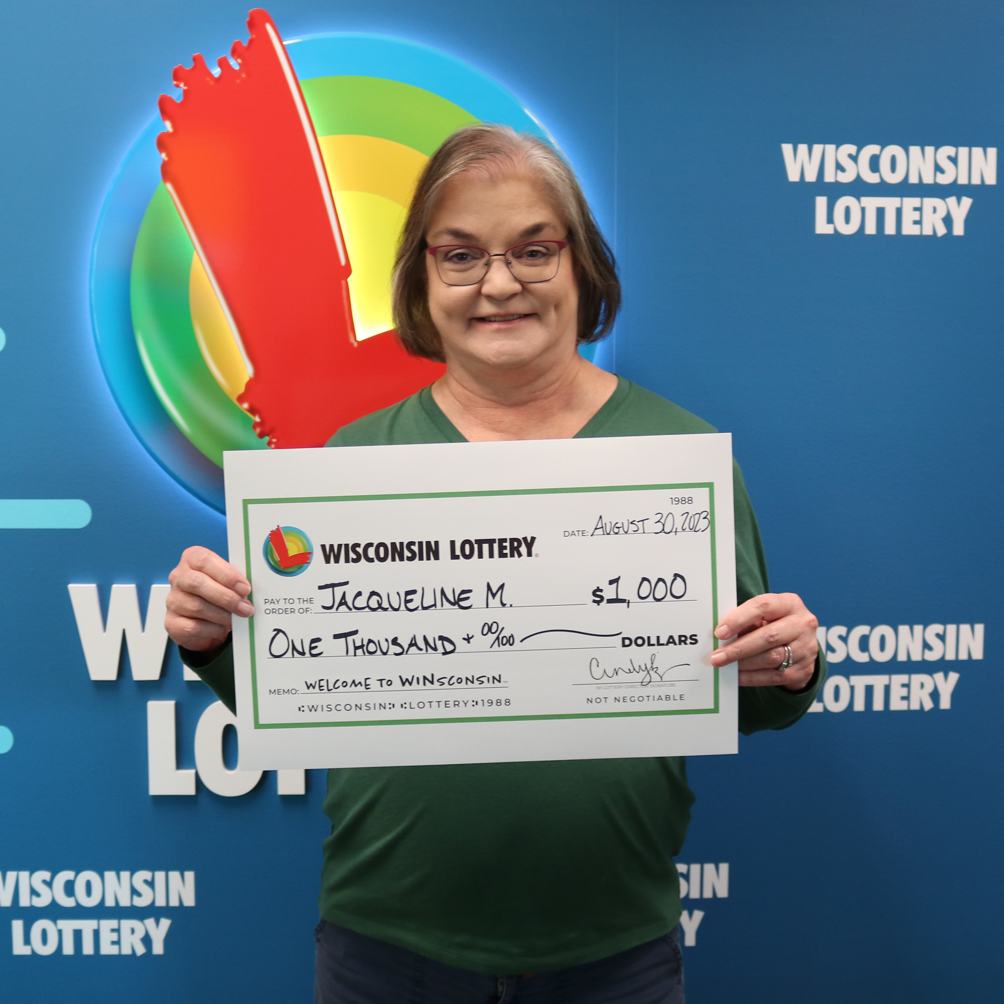GREEN & GOLD Winner - JACQUELINE M
