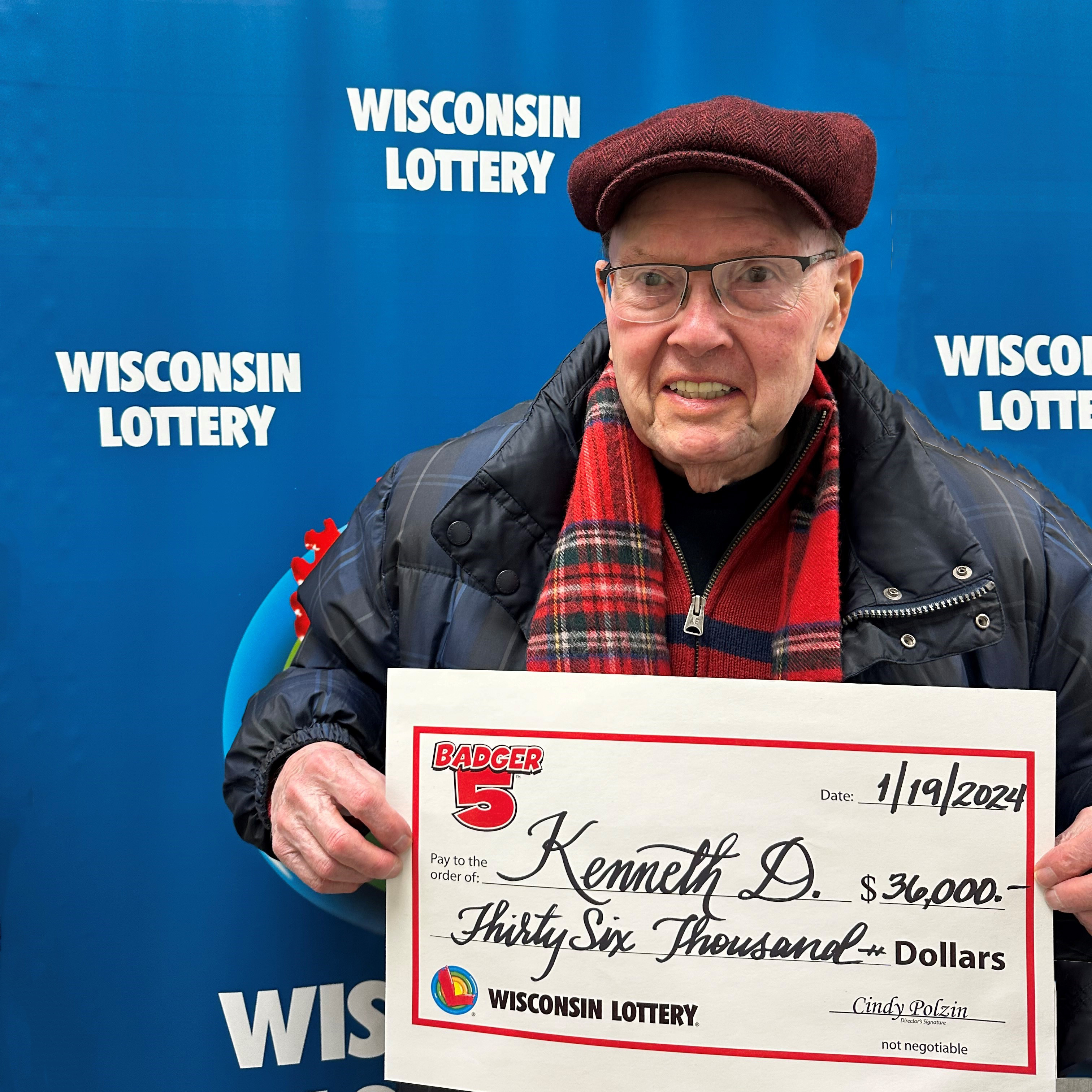BADGER 5 Winner - KENNETH D