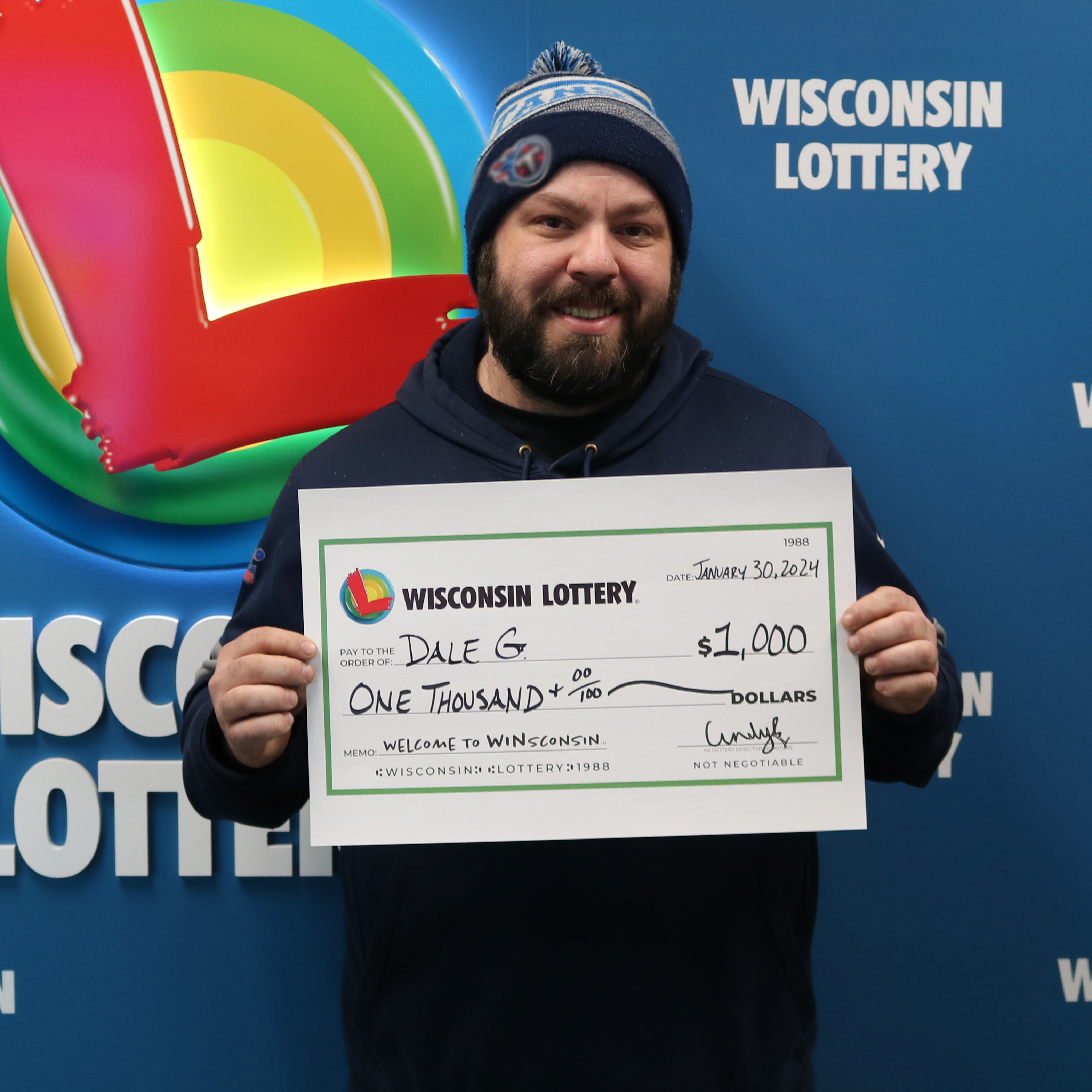 GREEN & GOLD Winner - DALE G