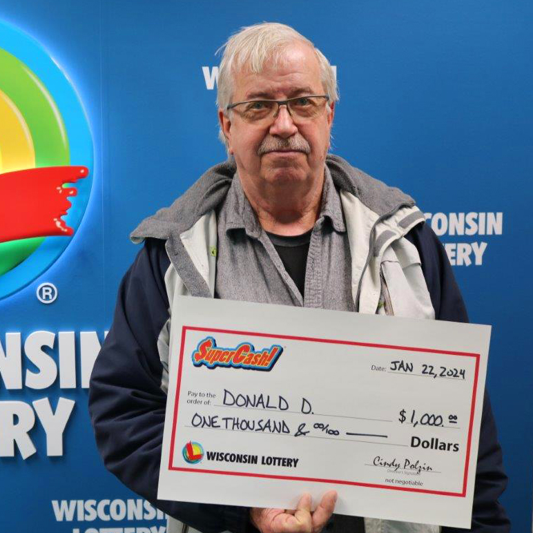 SUPERCASH! Winner - DONALD D