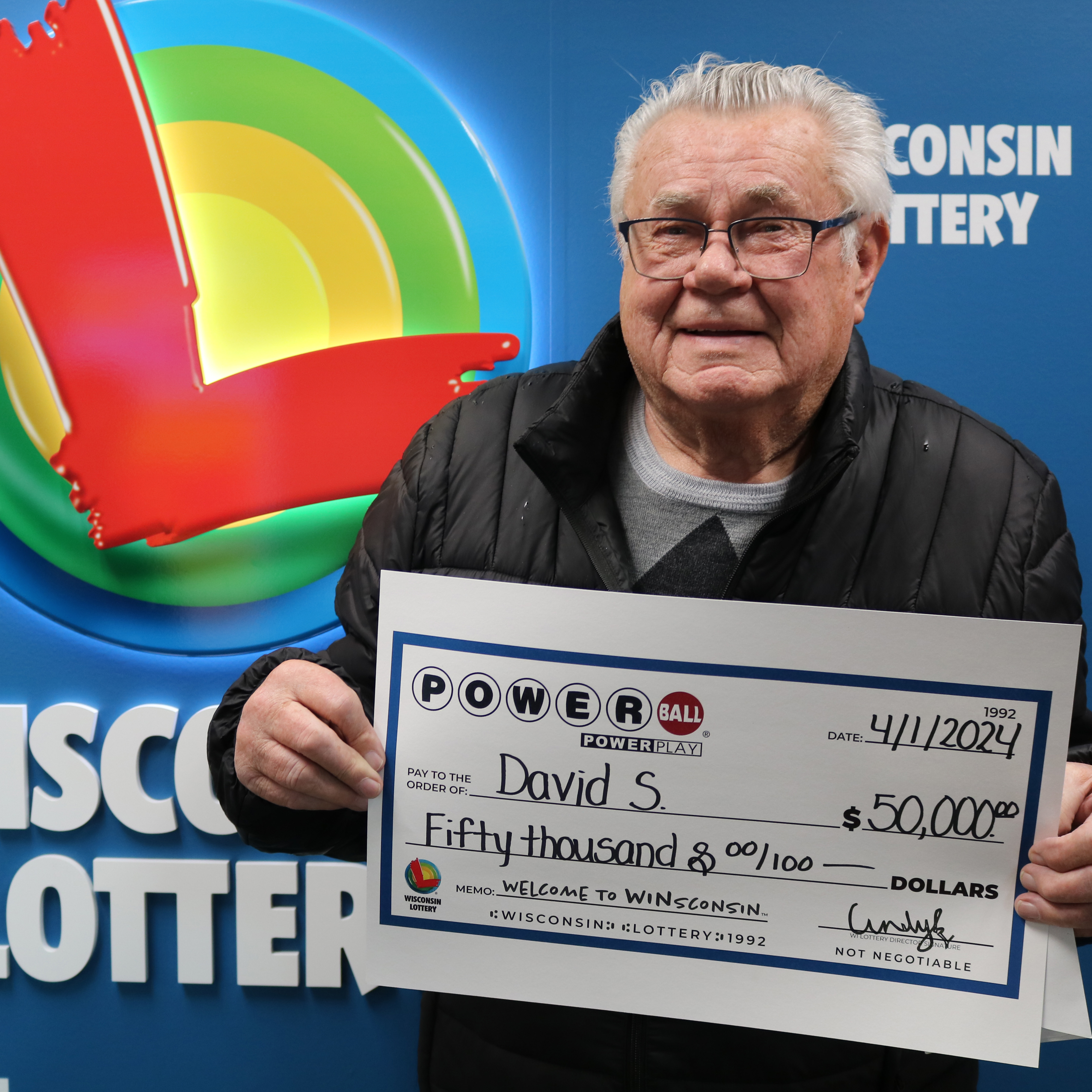 POWERBALL Winner - DAVID S