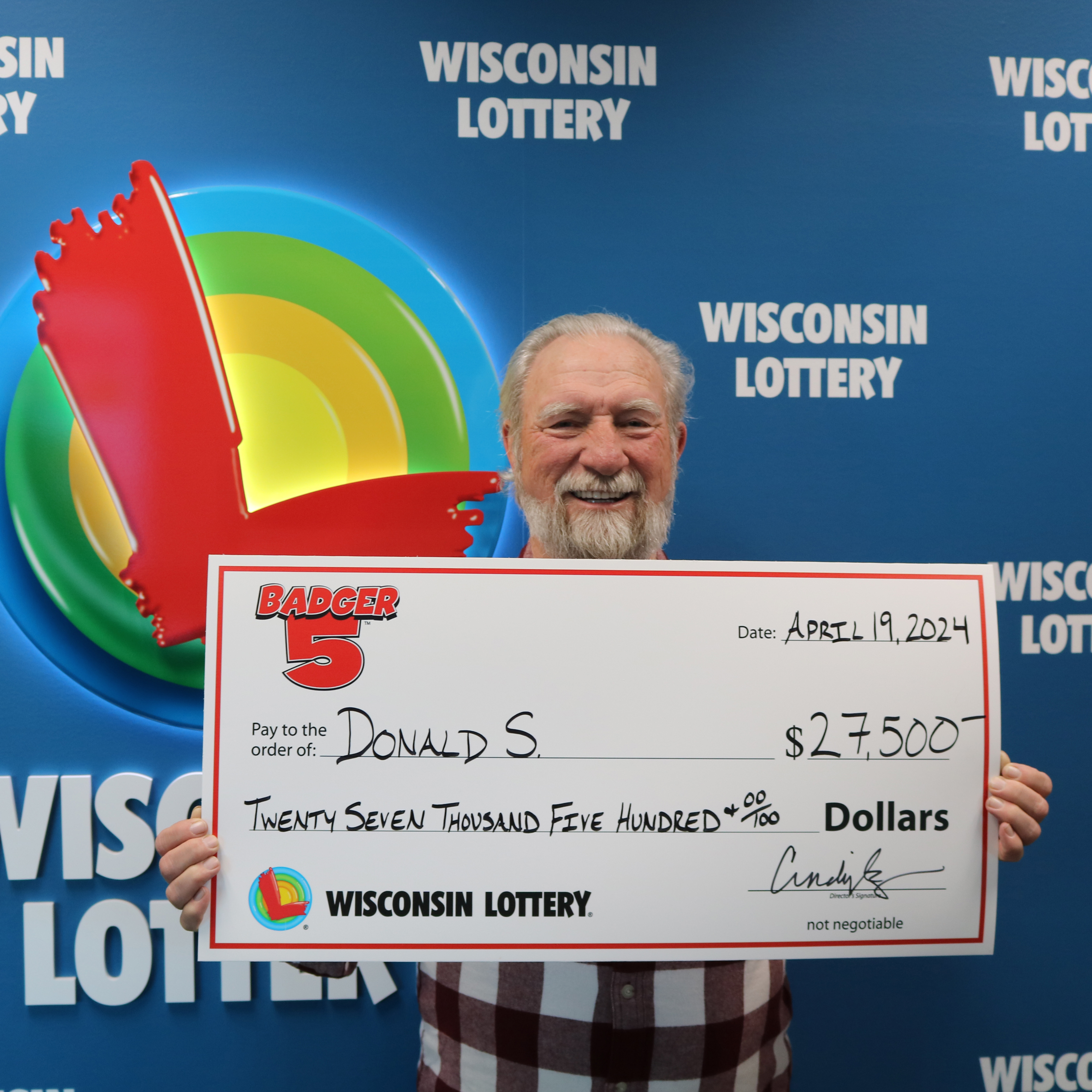 BADGER 5 Winner - DONALD S