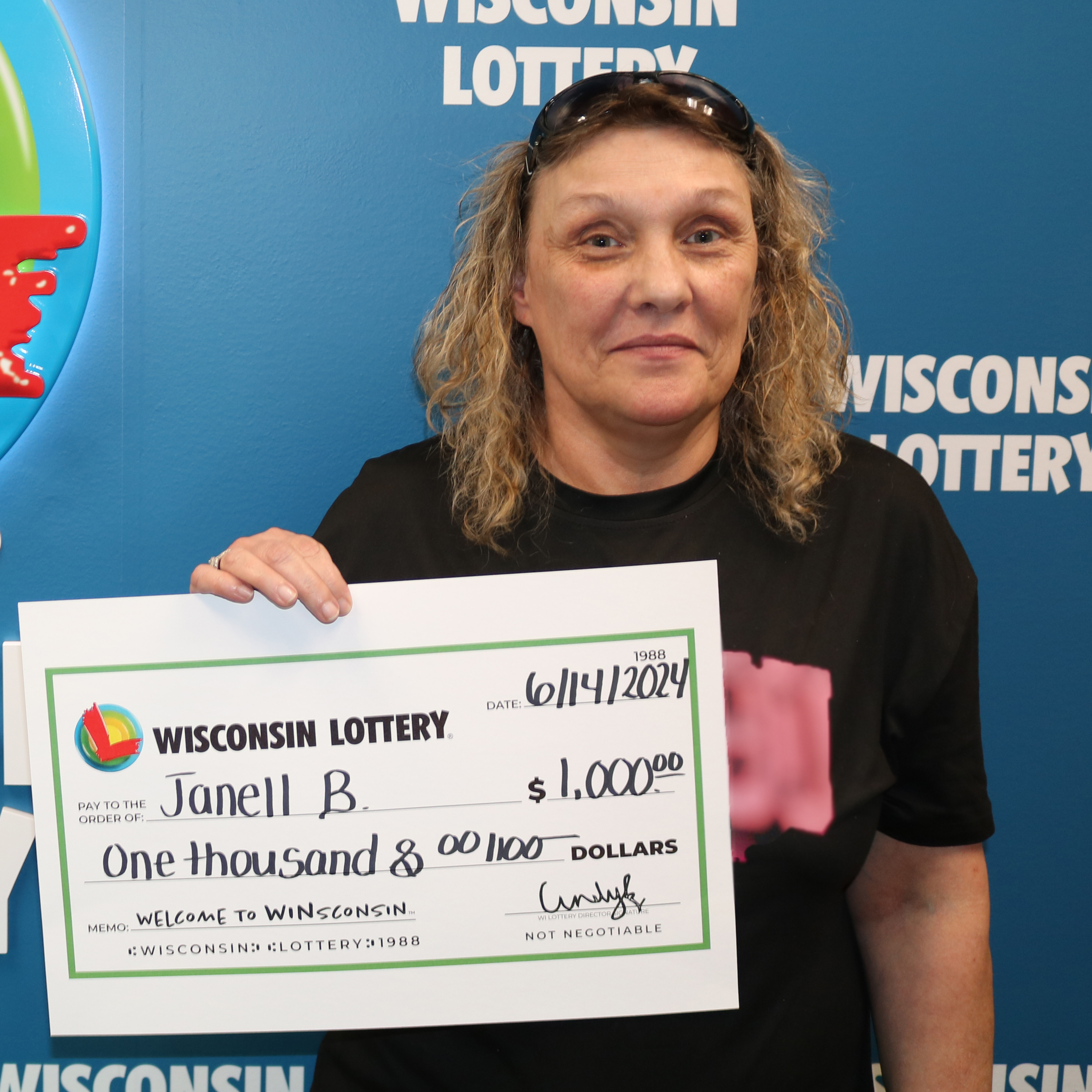 $1,000 FRENZY Winner - JANELL B