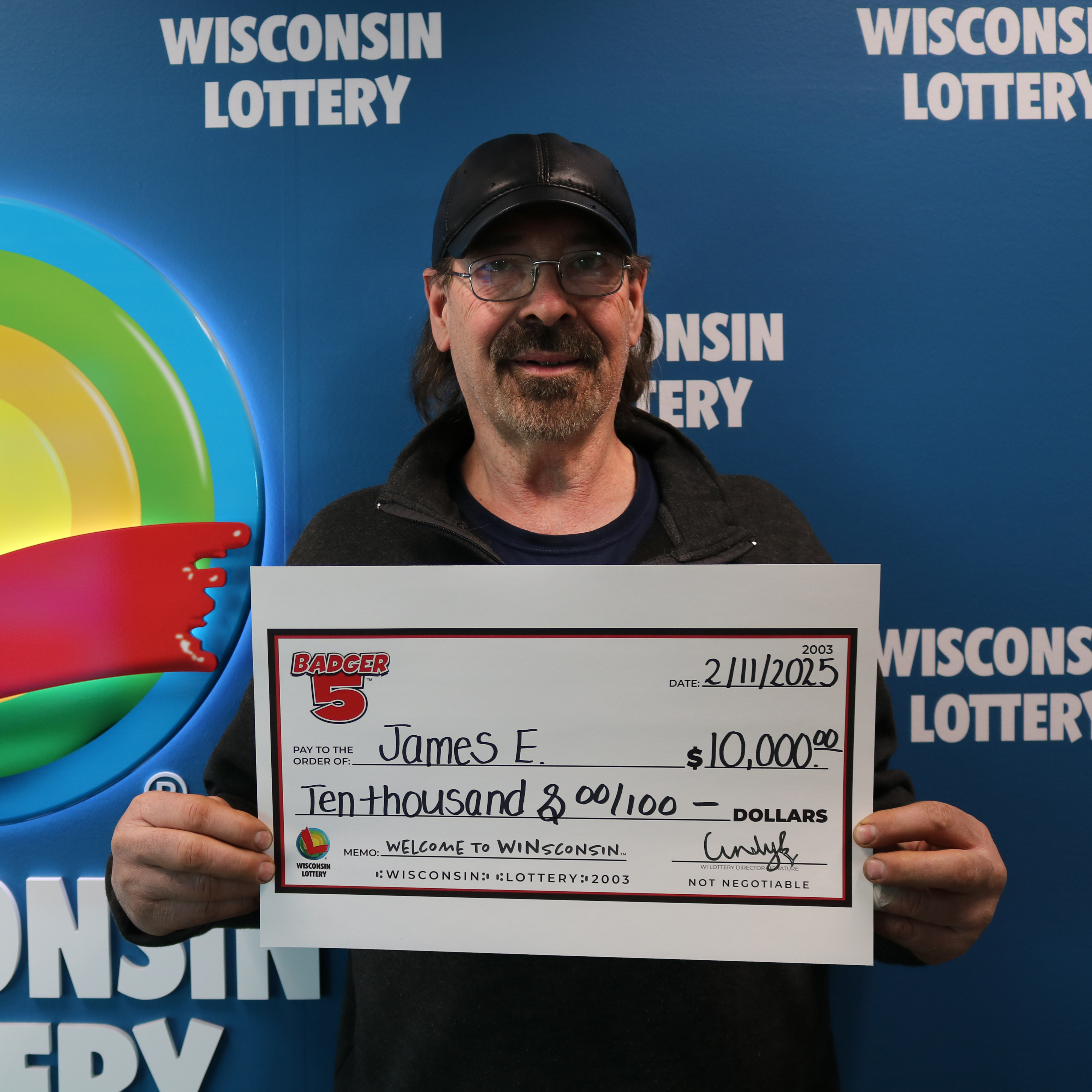 BADGER 5 Winner - JAMES E
