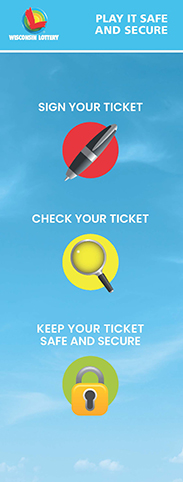 Play it safe tips for Wisconsin Lottery tickets