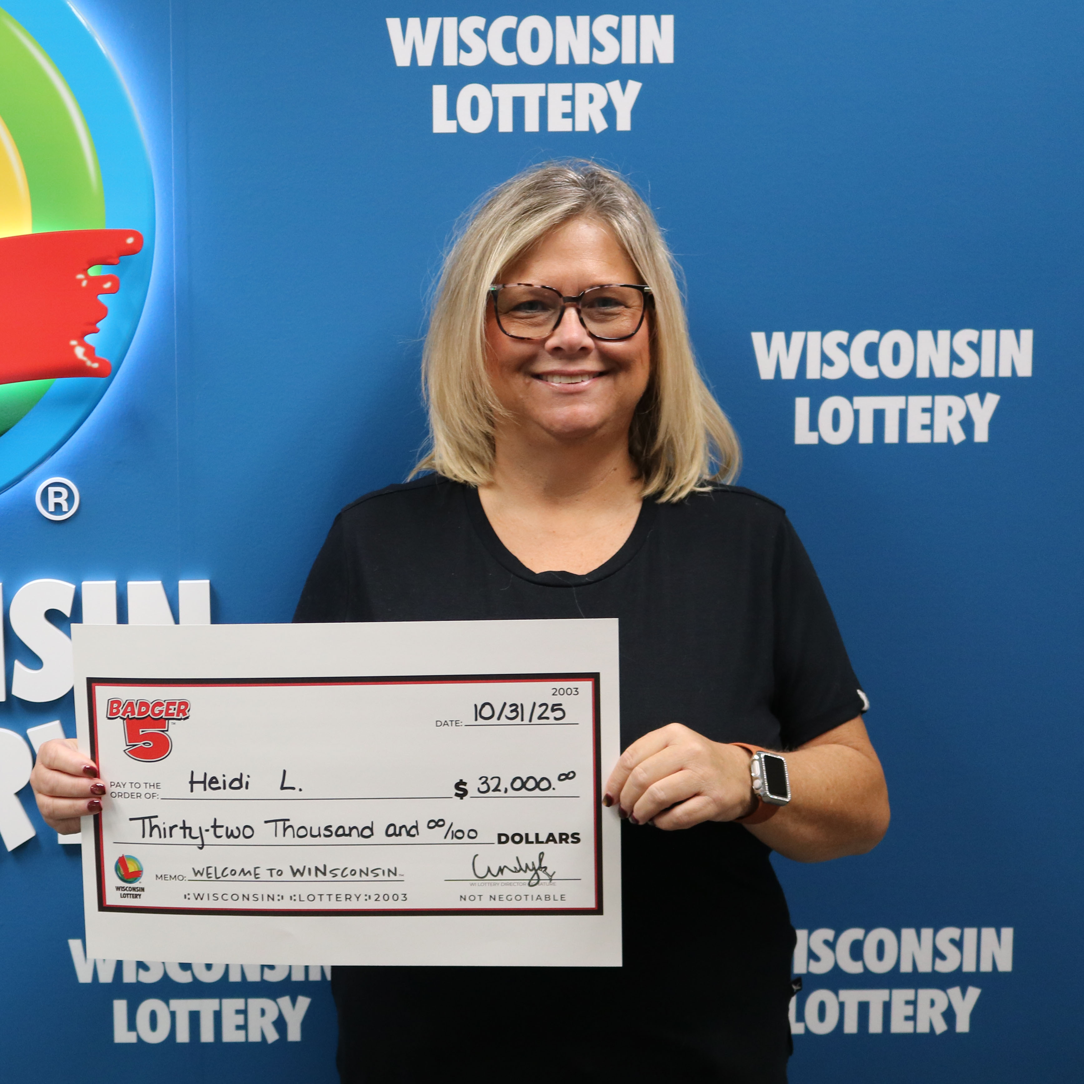 BADGER 5 Winner - HEIDI L