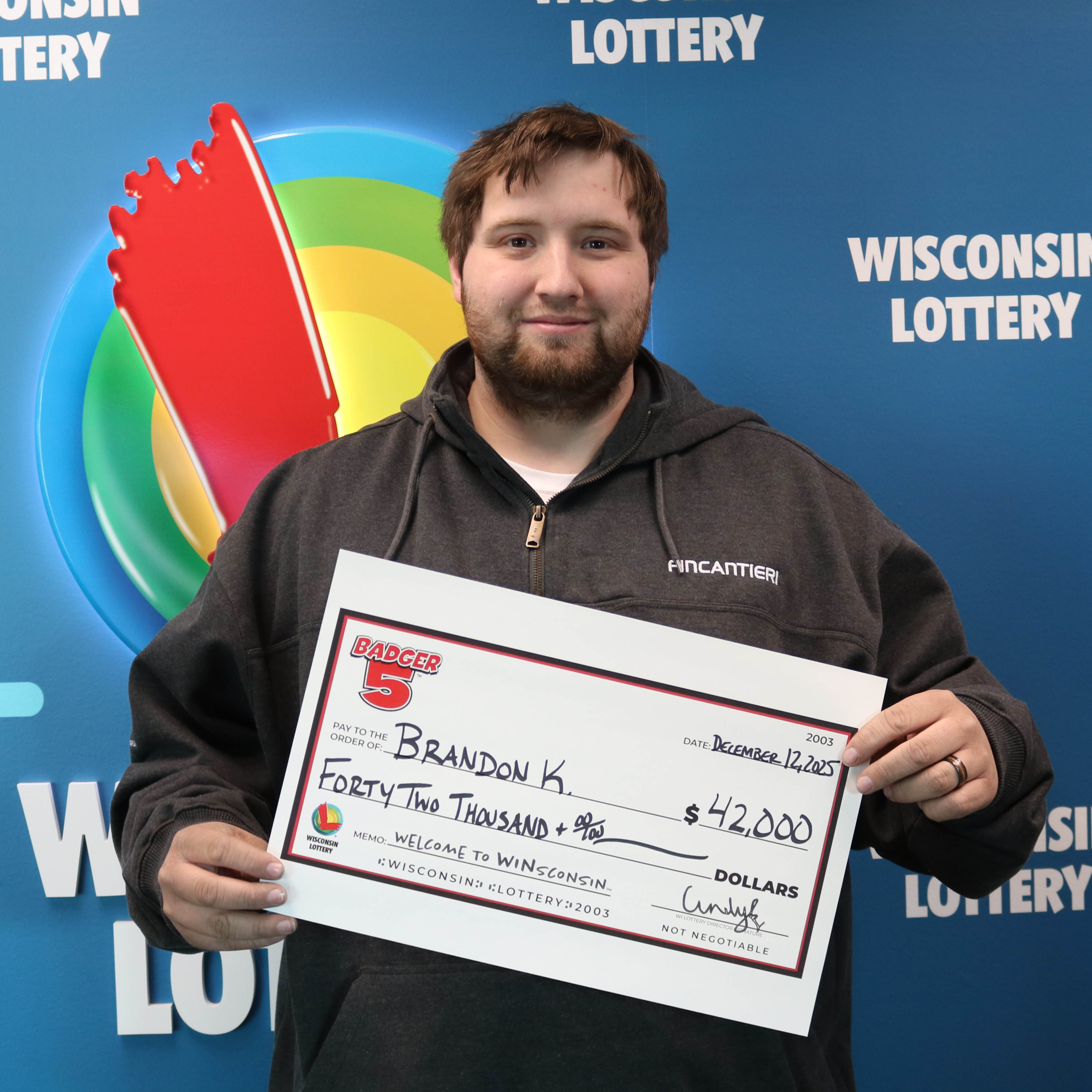 BADGER 5 Winner - BRANDON K