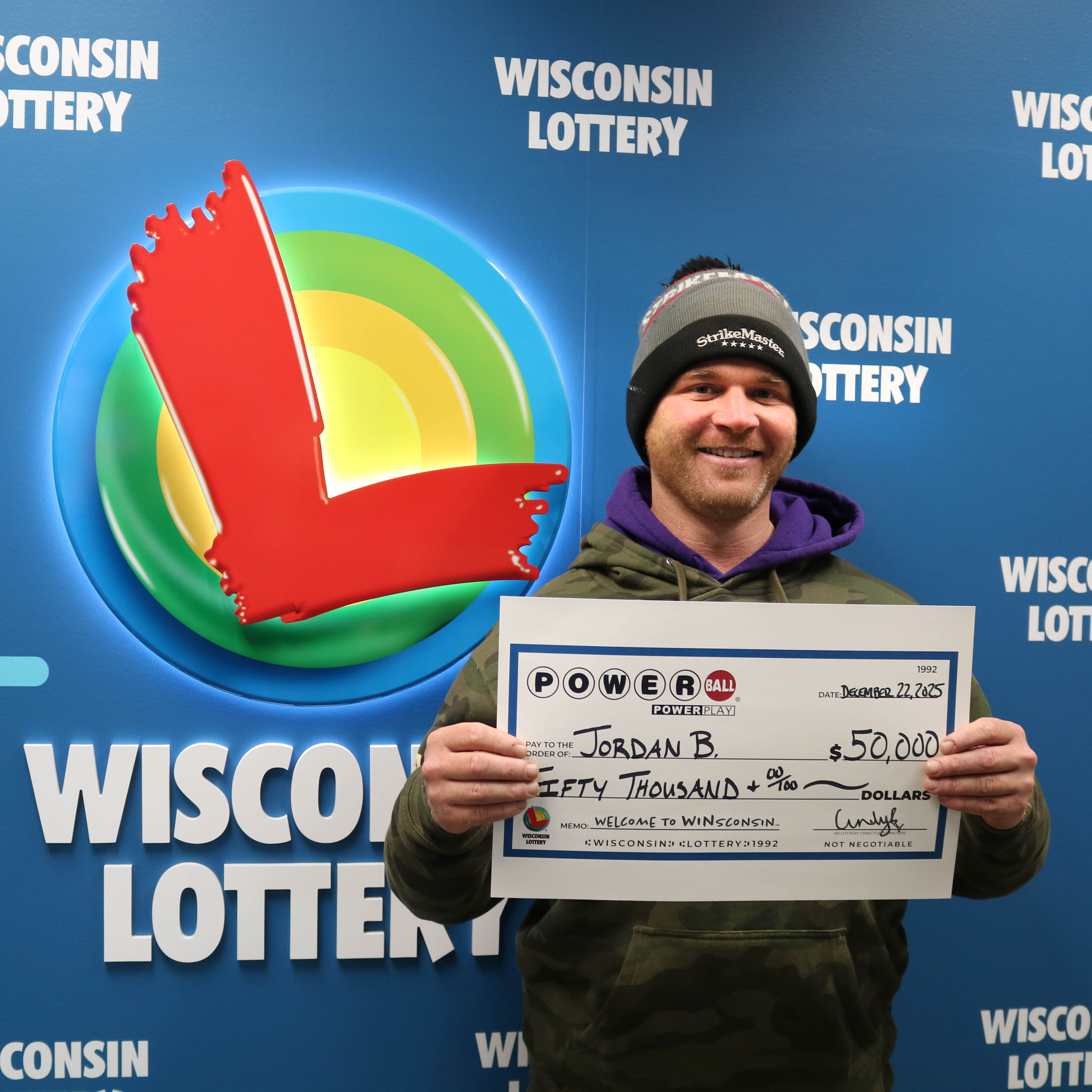 POWERBALL Winner - JORDAN B