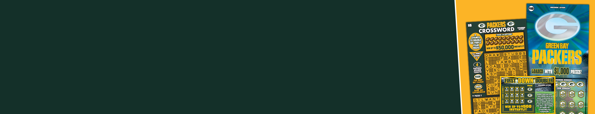 2025 Official Packers Scratch Games