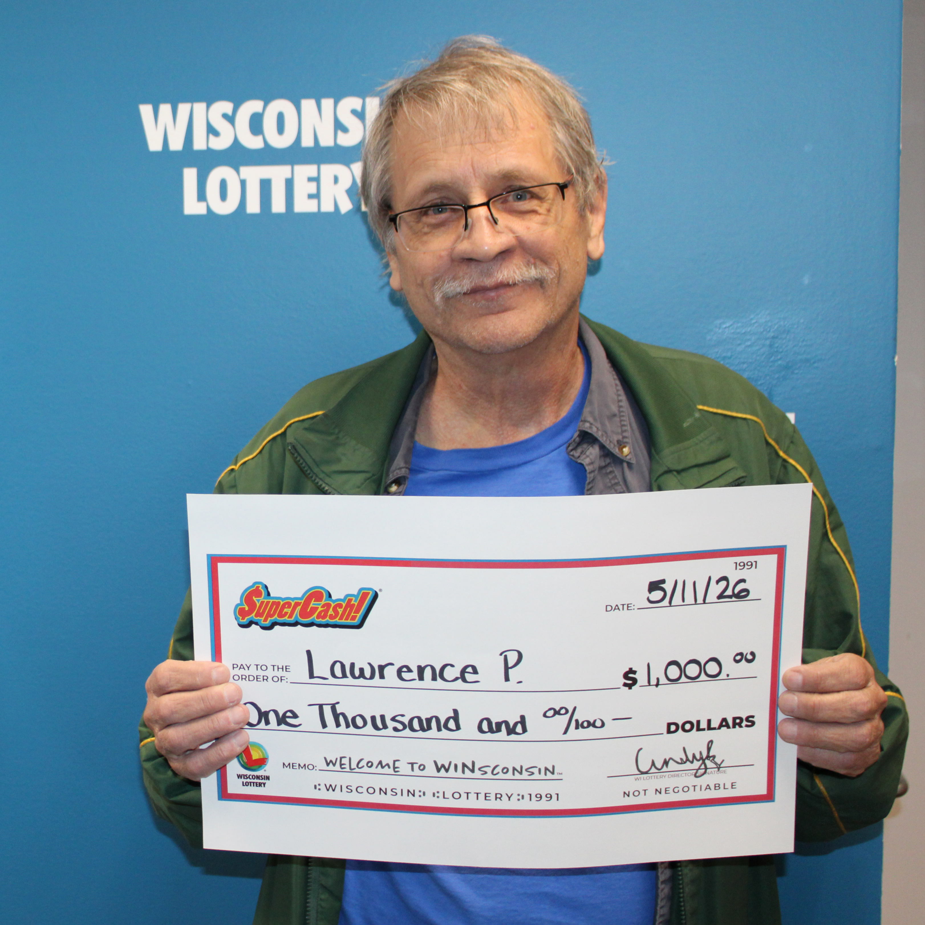 SUPERCASH! Winner - LAWRENCE P