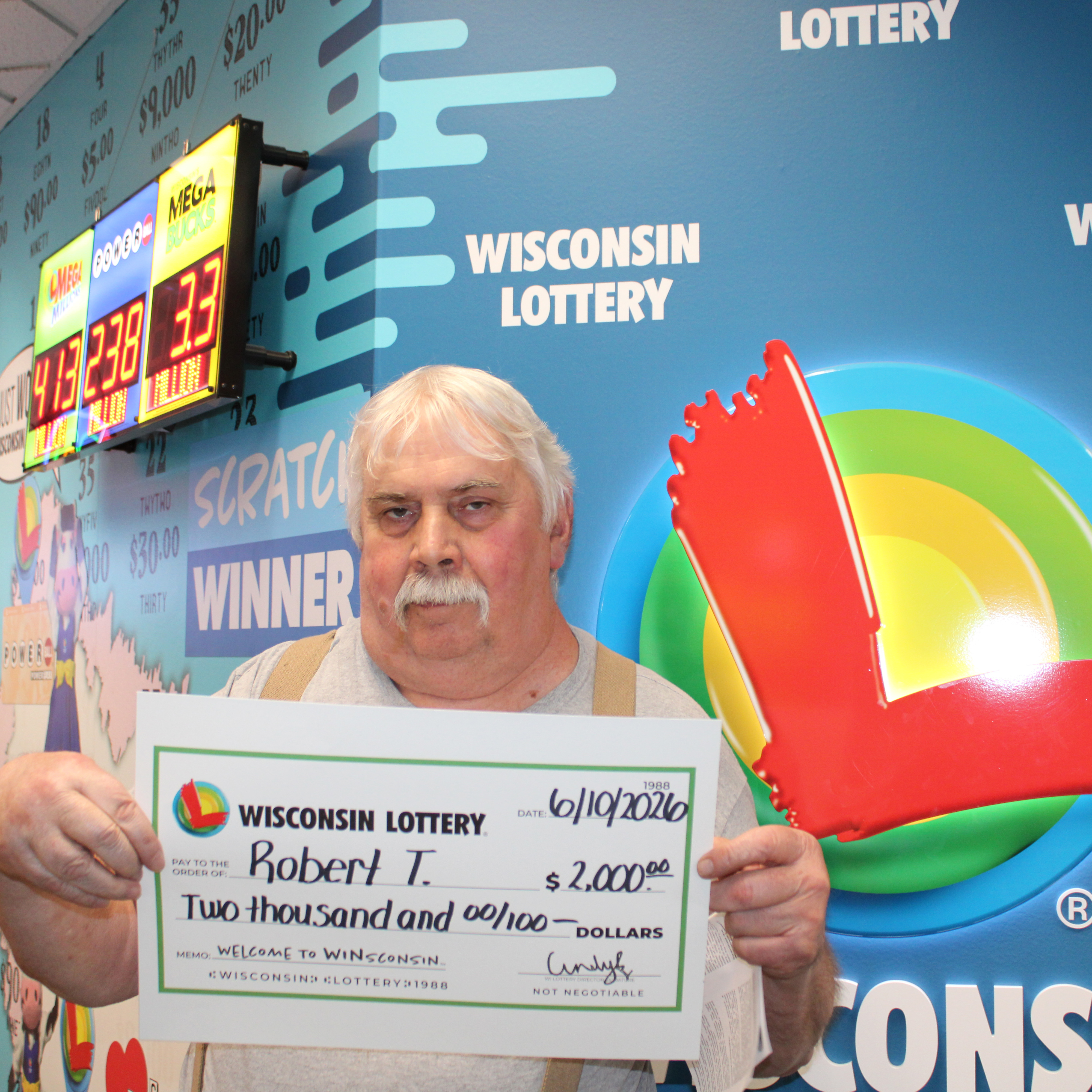 INSTANT $2,000 Winner - ROBERT T