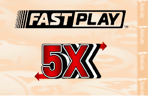 Fast Play 5X ticket image for landing page