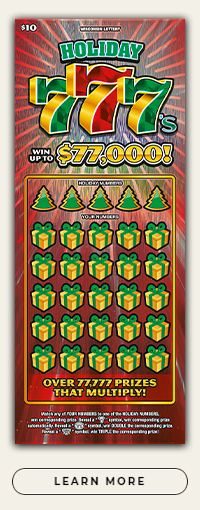 Holiday 777's WI Scratch Game