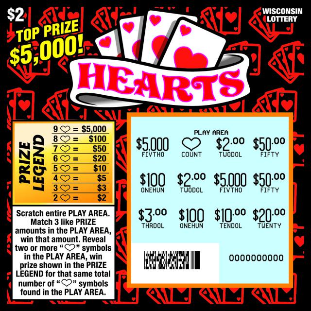 Hearts Ticket Scratched wi-lottery-2145-scratch-game-Hearts-Scratched