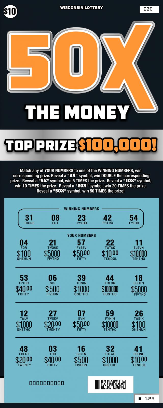 50 Times the Money Ticket Scratched WI-lottery-2151-scratch-game-50-Times-The-Money-Scratched