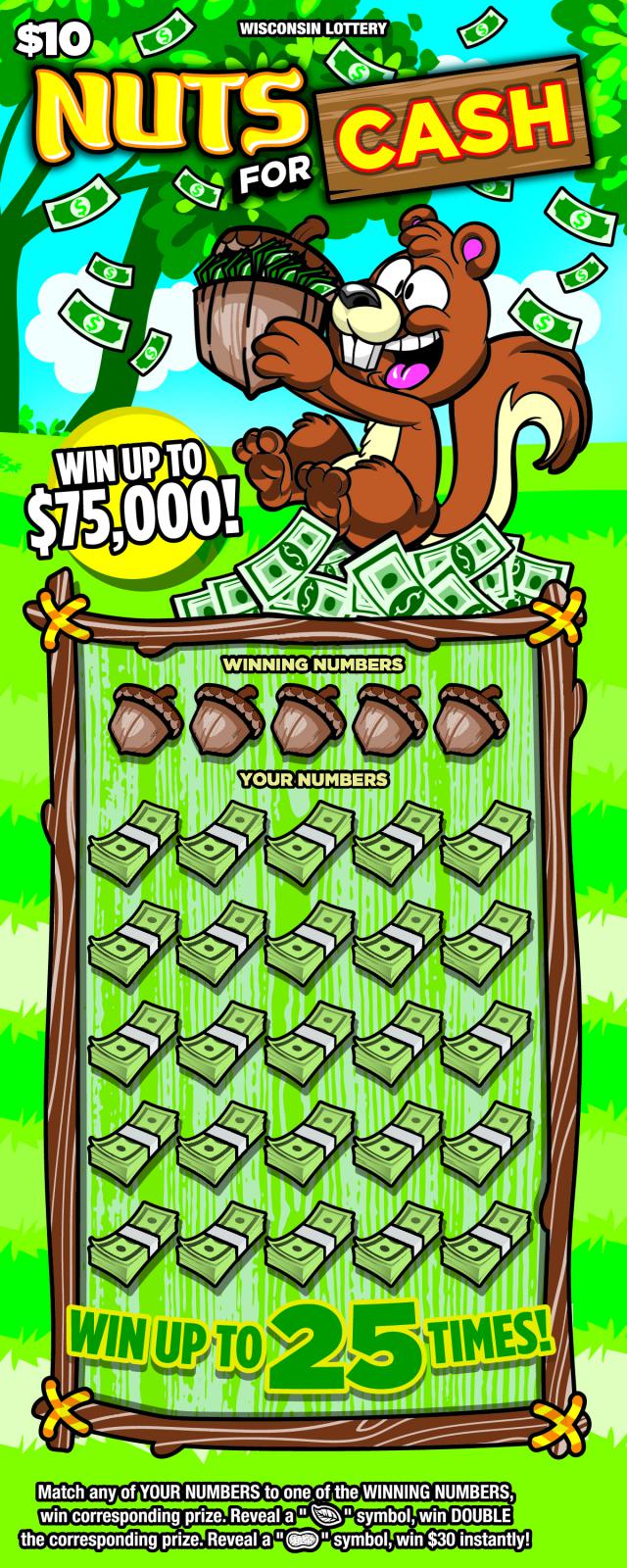 NUTS FOR CASH (2146) Image of NUTS FOR CASH (2146)