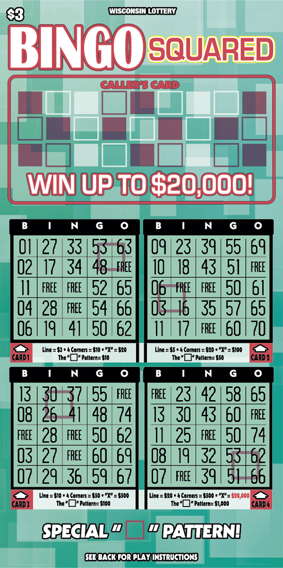 BINGO SQUARED (2527) Image of BINGO SQUARED (2527)