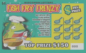 Food Series Tailgate Tripler instant scratch ticket from Wisconsin Lottery - unscratched