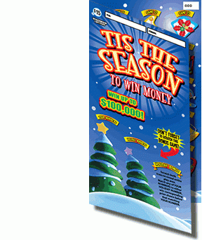 Tis the Season instant scratch ticket from Wisconsin Lottery - unscratched