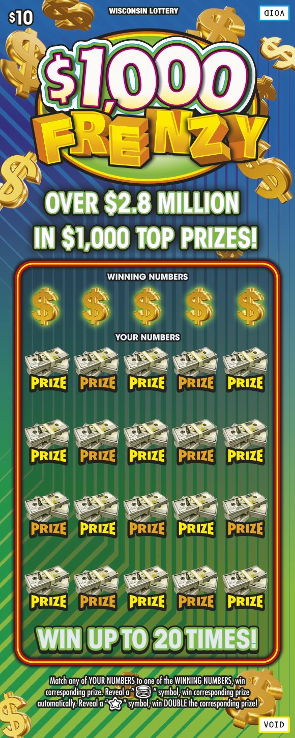 Image of $1,000 FRENZY (2582)