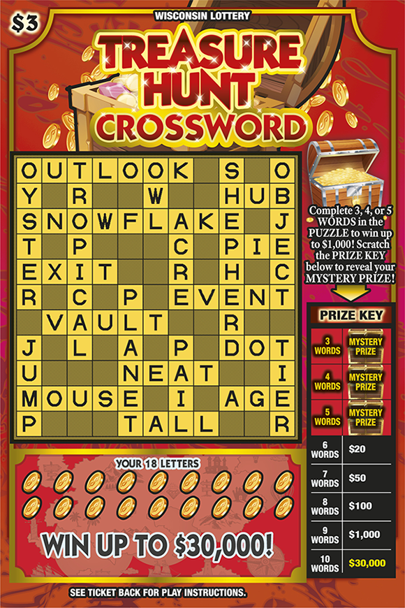 Image of TREASURE HUNT CROSSWORD (2606)