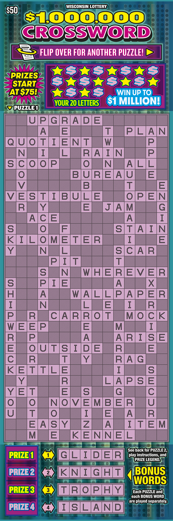Image of $1,000,000 CROSSWORD (2737)