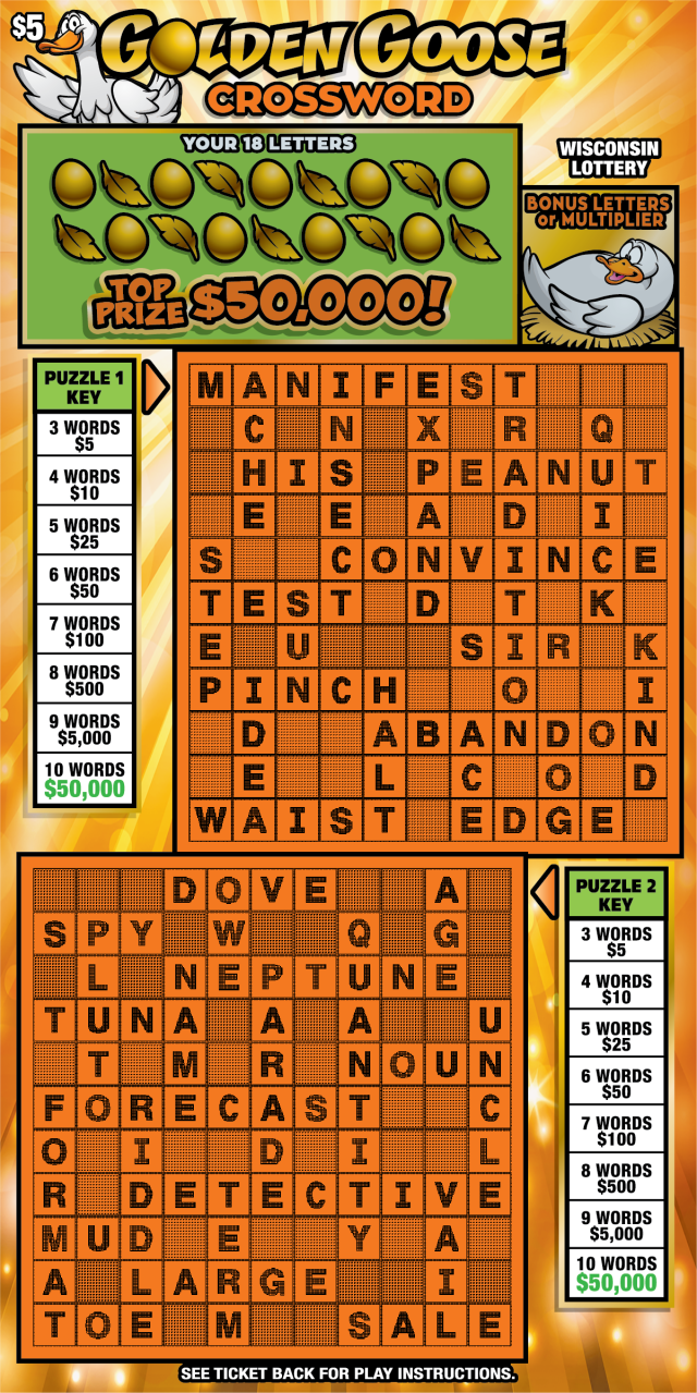 Image of GOLDEN GOOSE CROSSWORD (2697)