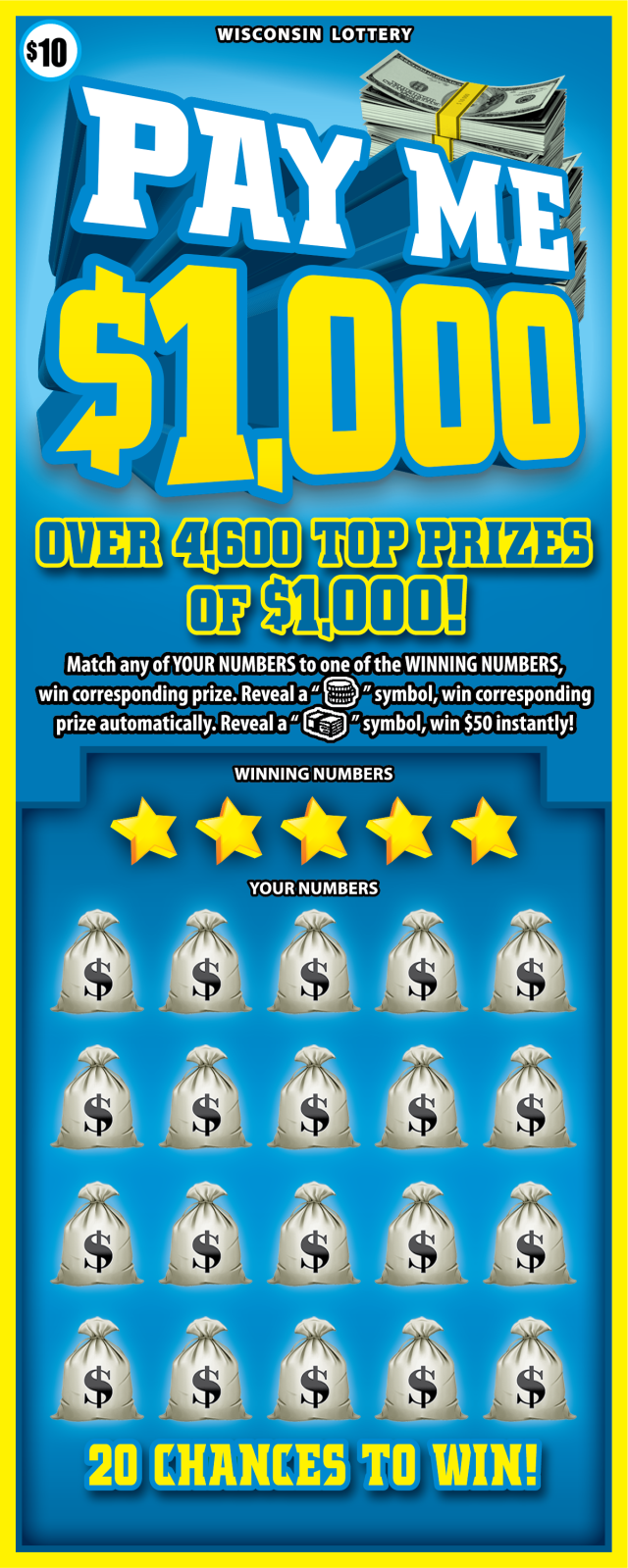 Image of PAY ME $1,000 (2745)