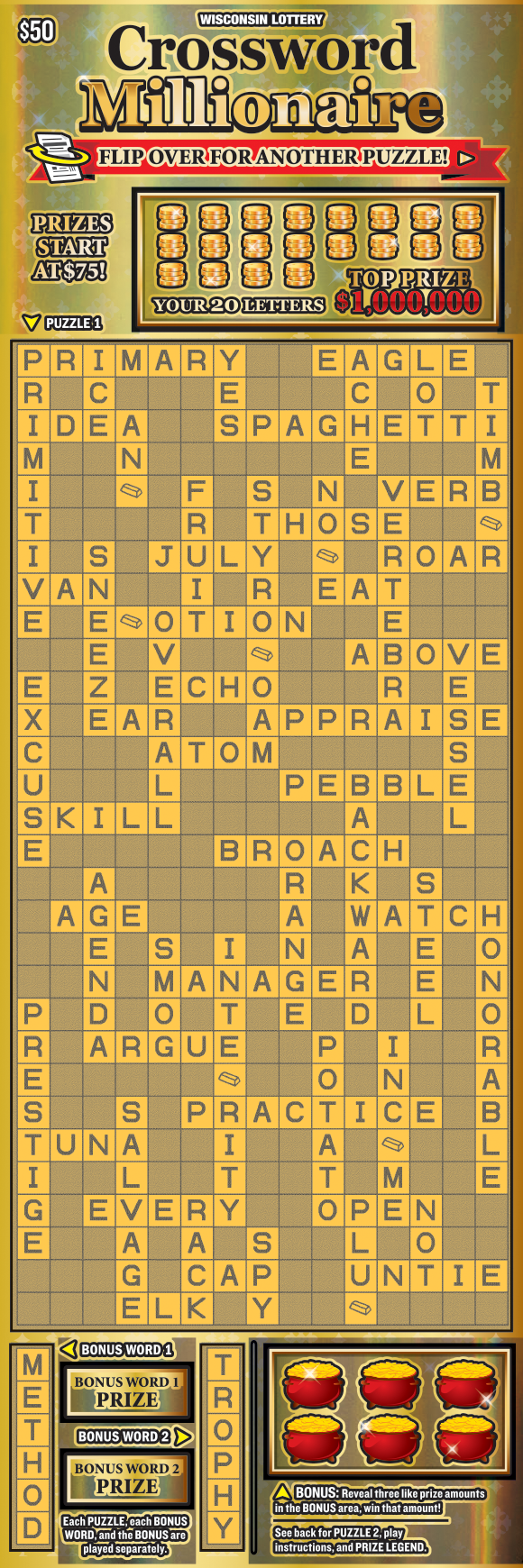 Image of CROSSWORD MILLIONAIRE (2767)
