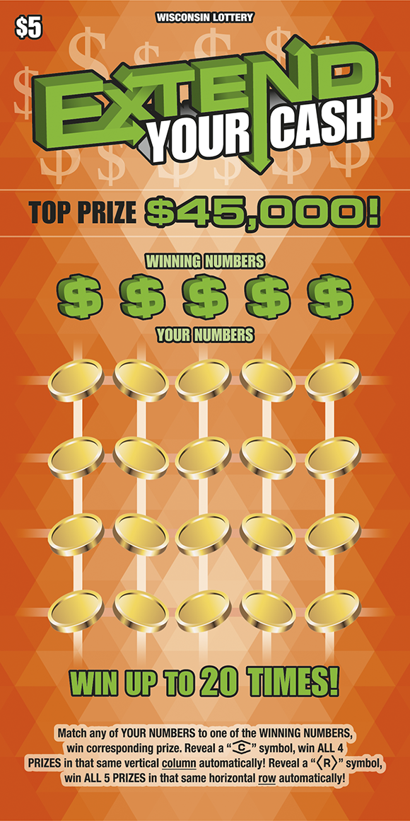EXTEND YOUR CASH scratch-off ticket